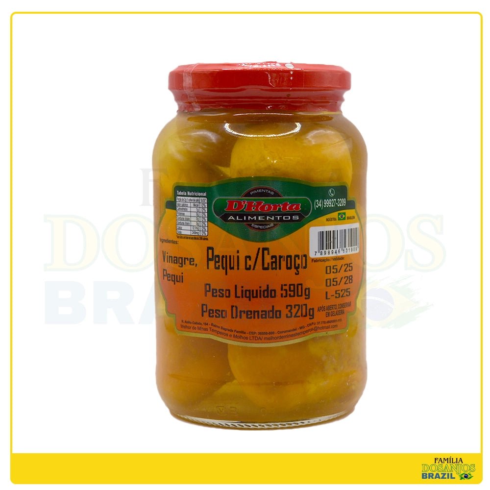 D’Horta Alimentos Pequi com Caroço 590g - Dos Anjos UK