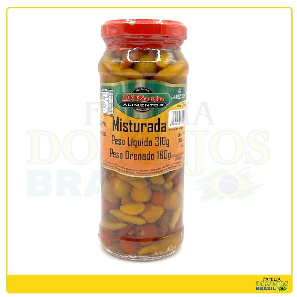 D’Horta Alimentos Pimenta Misturada 310g - Dos Anjos UK