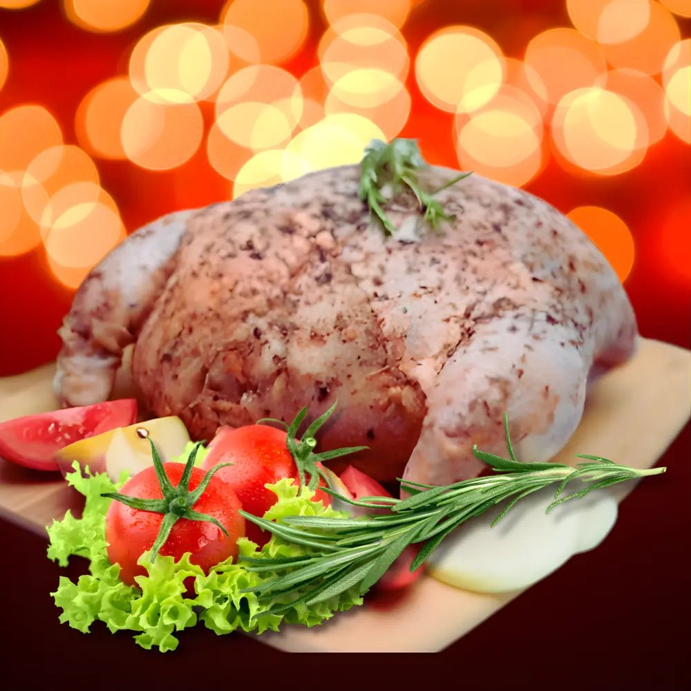 Frango Desossado Recheado Caseiro Cru - Dos Anjos UK