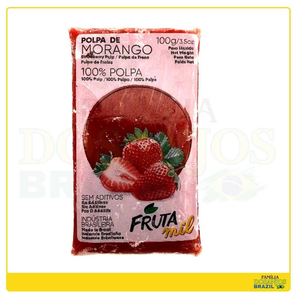 Frutamil Polpa de Morango 100g - Dos Anjos UK