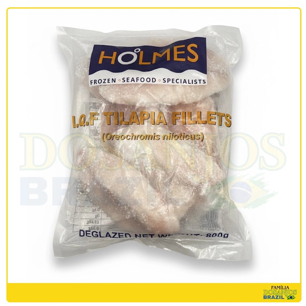 Holmes Filés de Tilápia Congelados 800g - Dos Anjos UK