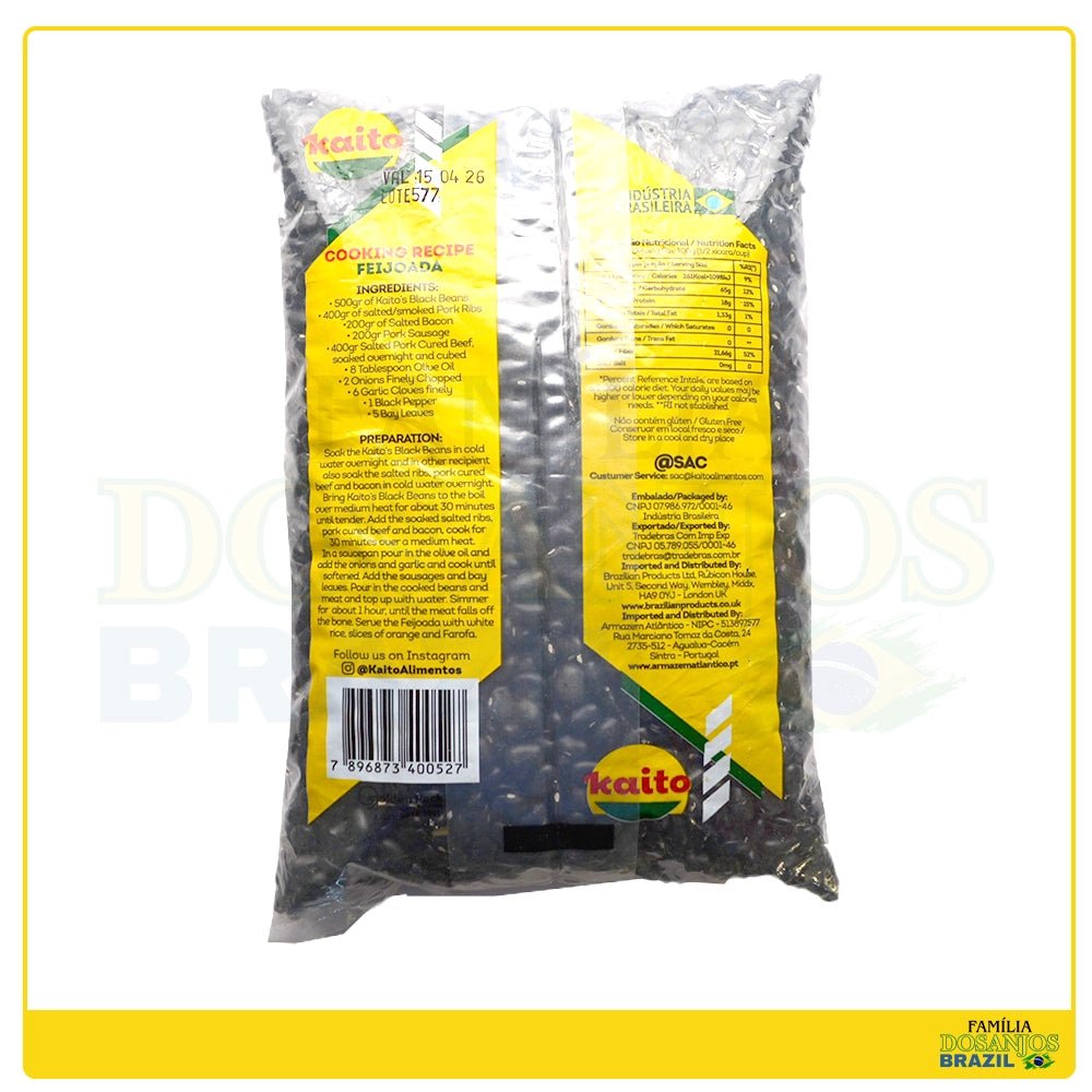 Kaito Feijão Preto 1kg - Dos Anjos UK