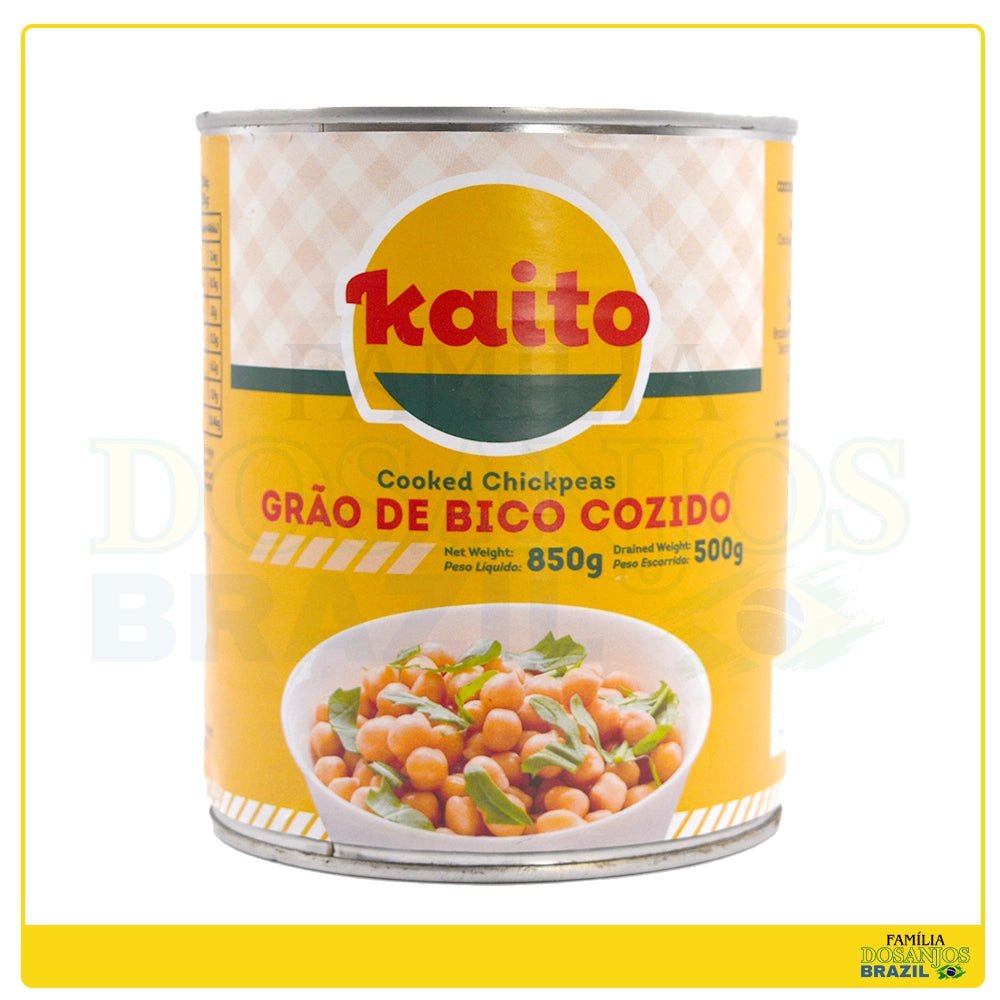 Kaito Grão de bico cozido 850g - Dos Anjos UK