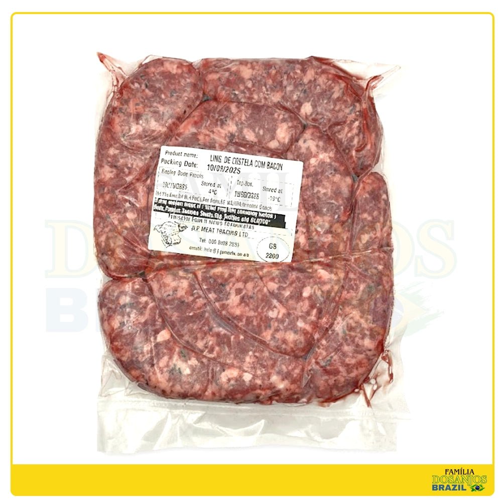 Linguiça de Costela e Bacon - Dos Anjos UK