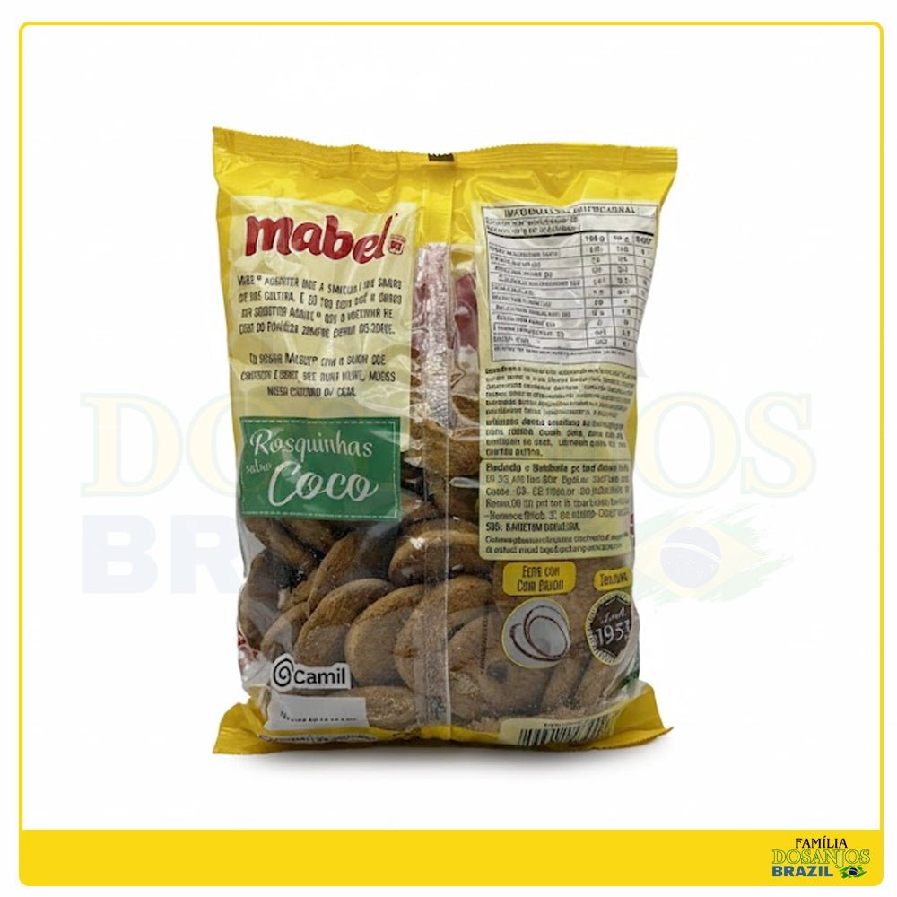 Mabel Rosquinhas Sabor Coco 350g - Dos Anjos UK