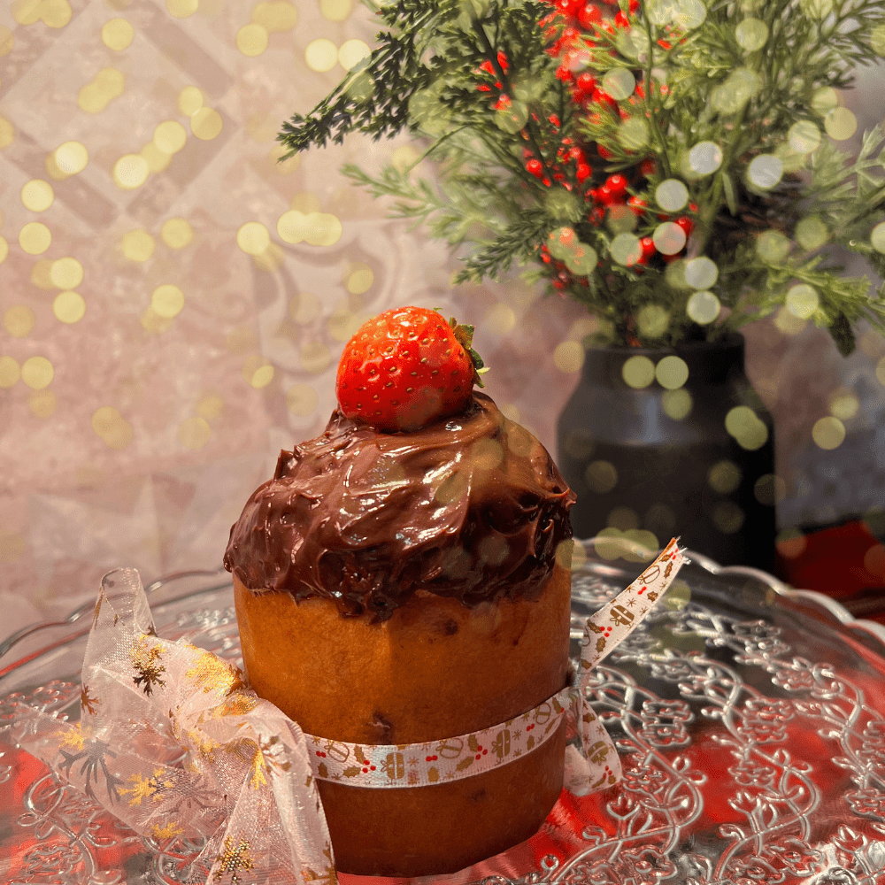 Mini chocotone trufado brigadeiro gourmet - Dos Anjos UK