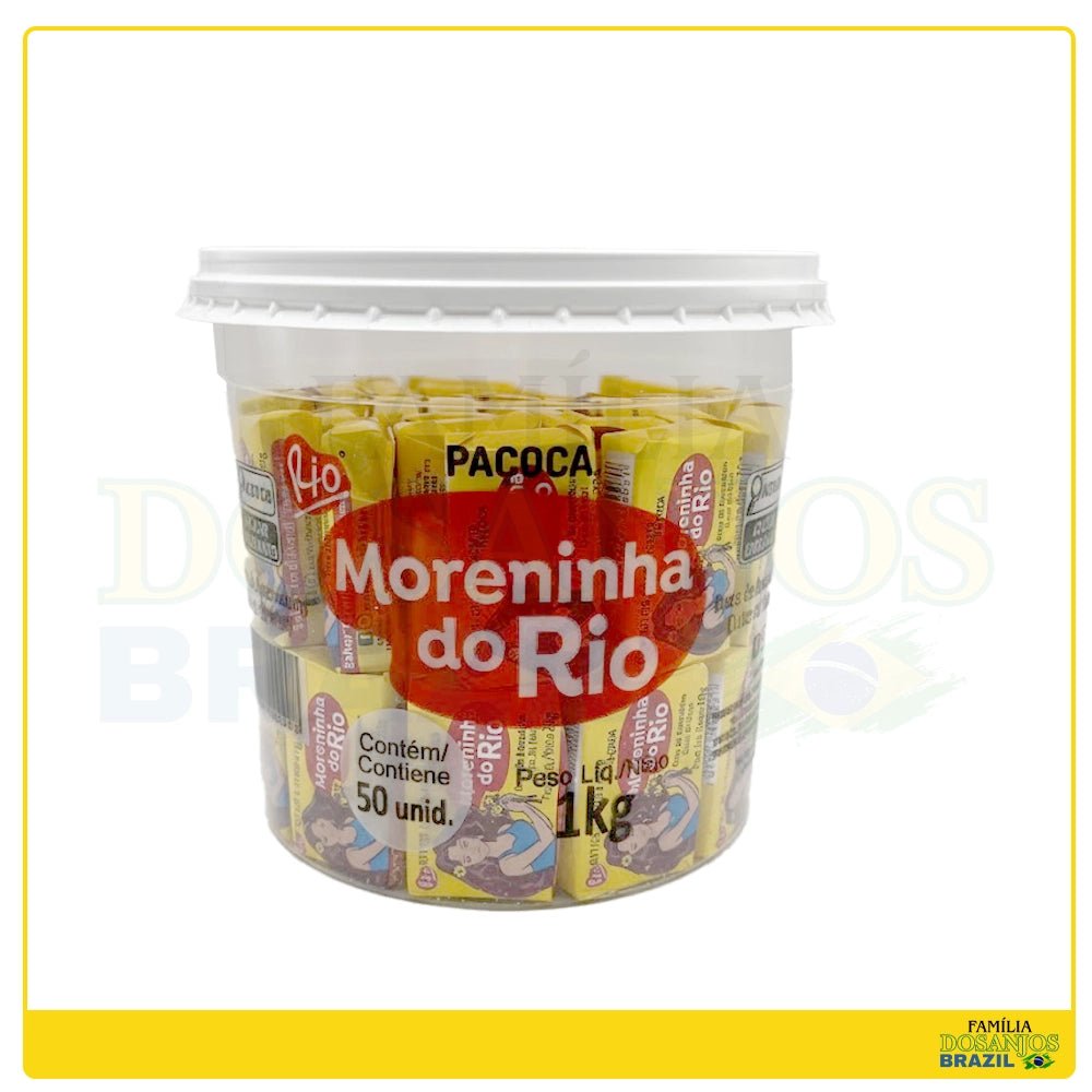 Moreninha do Rio Paçoca Quadrada 1kg - Dos Anjos UK