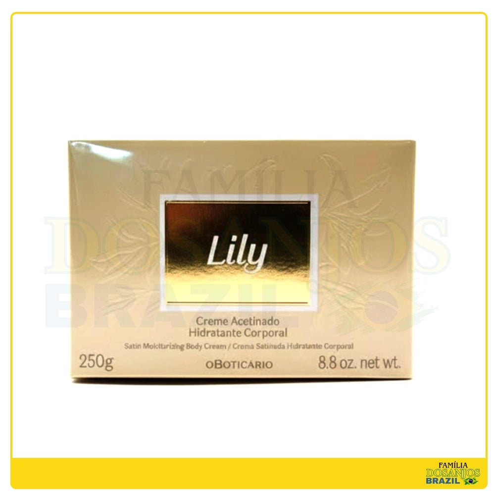 O Boticário Lily Satin Creme Corporal Hidratante 250g - Dos Anjos UK