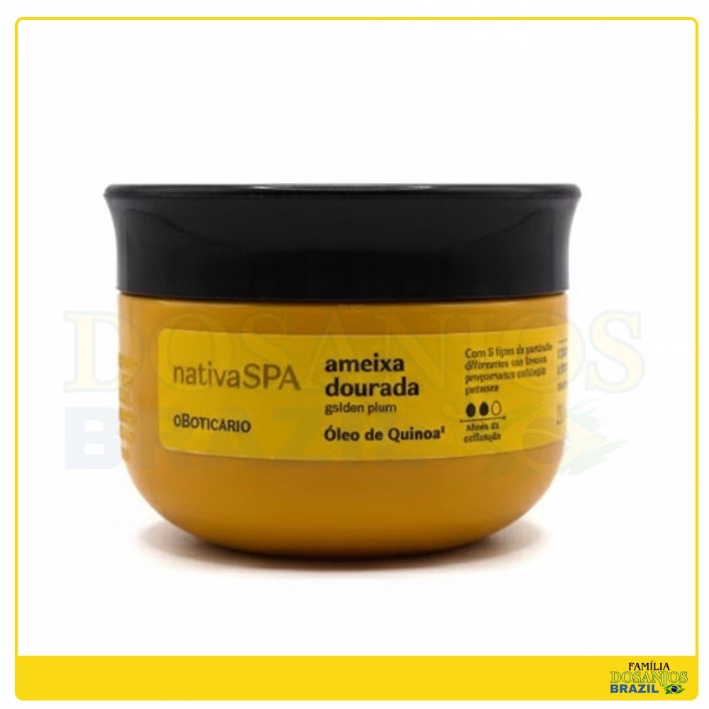 O Boticário Nativa Spa Creme Esfoliante Corporal Ameixa Dourada 200g - Dos Anjos UK