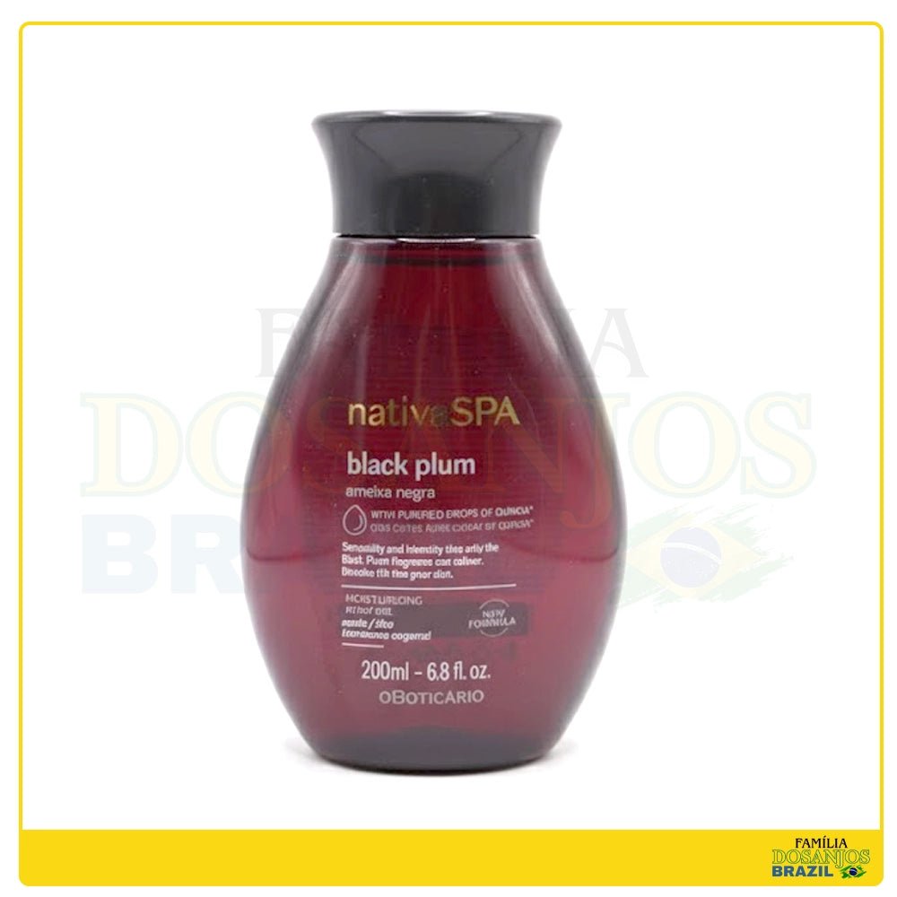 O Boticário Nativa Spa Óleo Corporal ameixa negra 200ml - Dos Anjos UK
