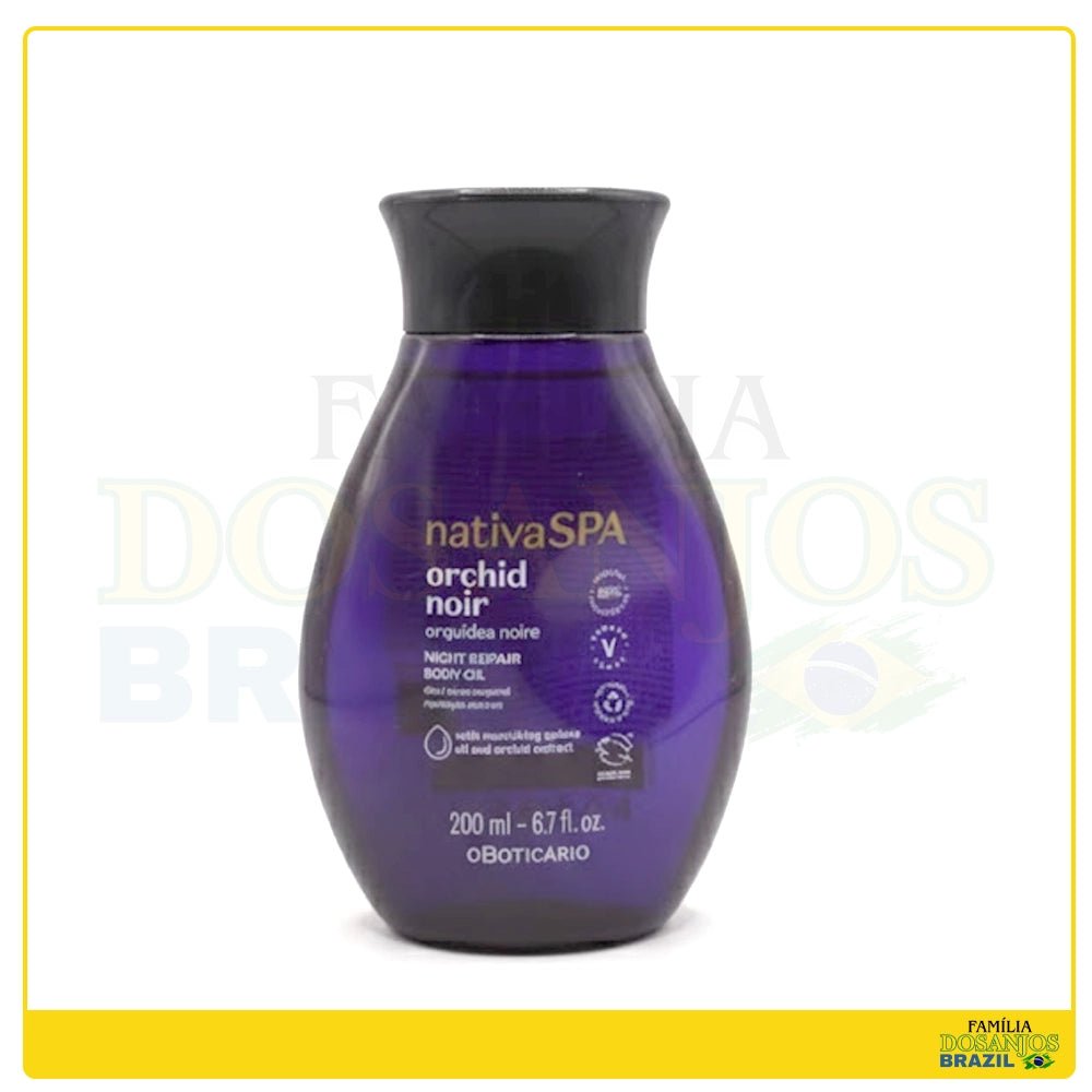 O Boticário Nativa Spa Óleo Corporal Orquídea Noire 200ml - Dos Anjos UK