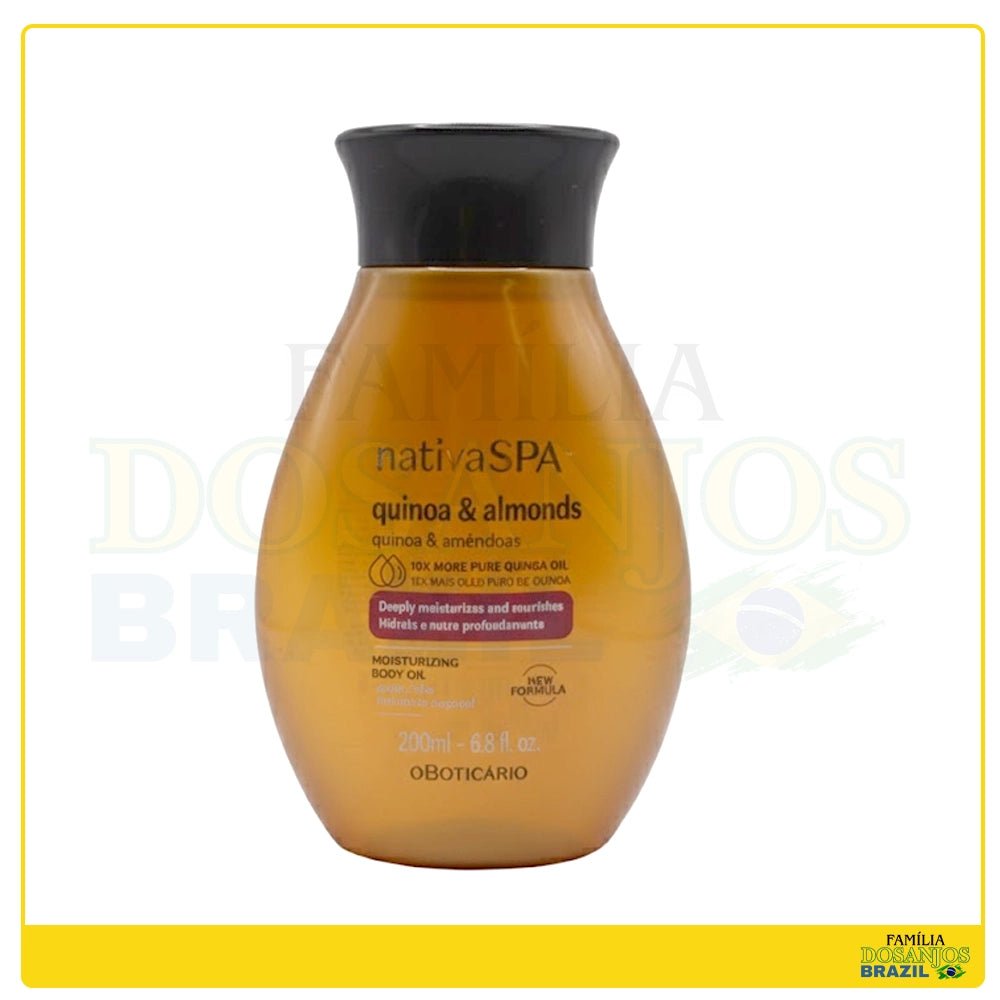 O Boticário Nativa Spa Óleo Corporal Quinoa & Amêndoas 200ml - Dos Anjos UK