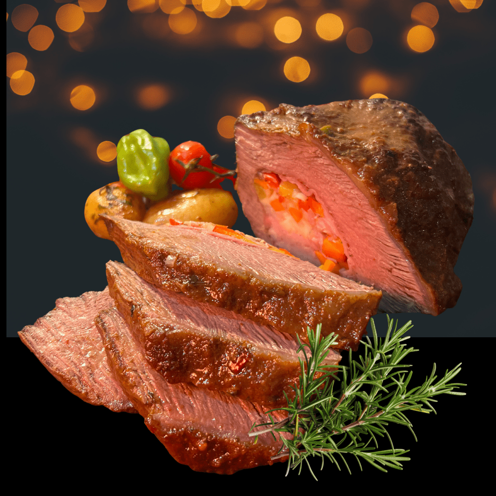 Picanha Recheada Com Legumes e queijo - Dos Anjos UK