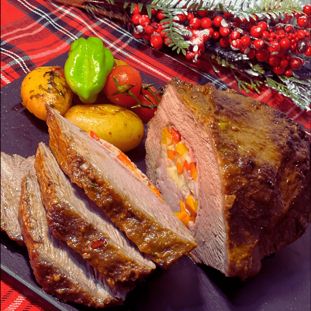 Picanha Recheada Com Legumes e queijo - Dos Anjos UK