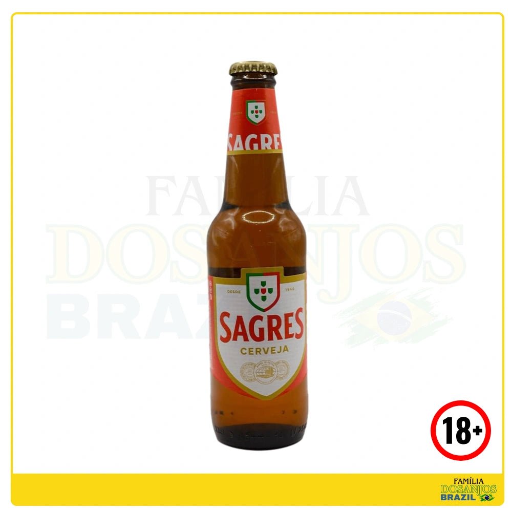 Sagres Cerveja de Garrafa 330ml - Dos Anjos UK