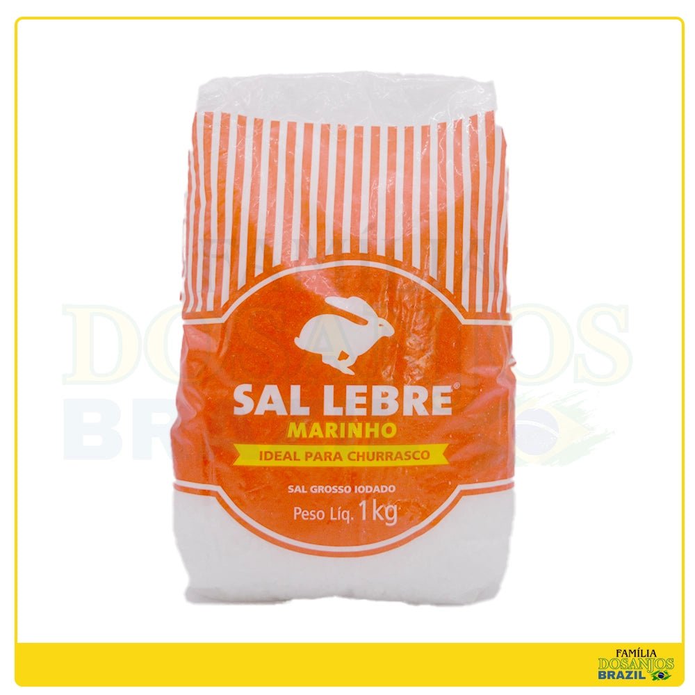 Sal Lebre Marinho Sal Grosso Iodado 1kg - Dos Anjos UK