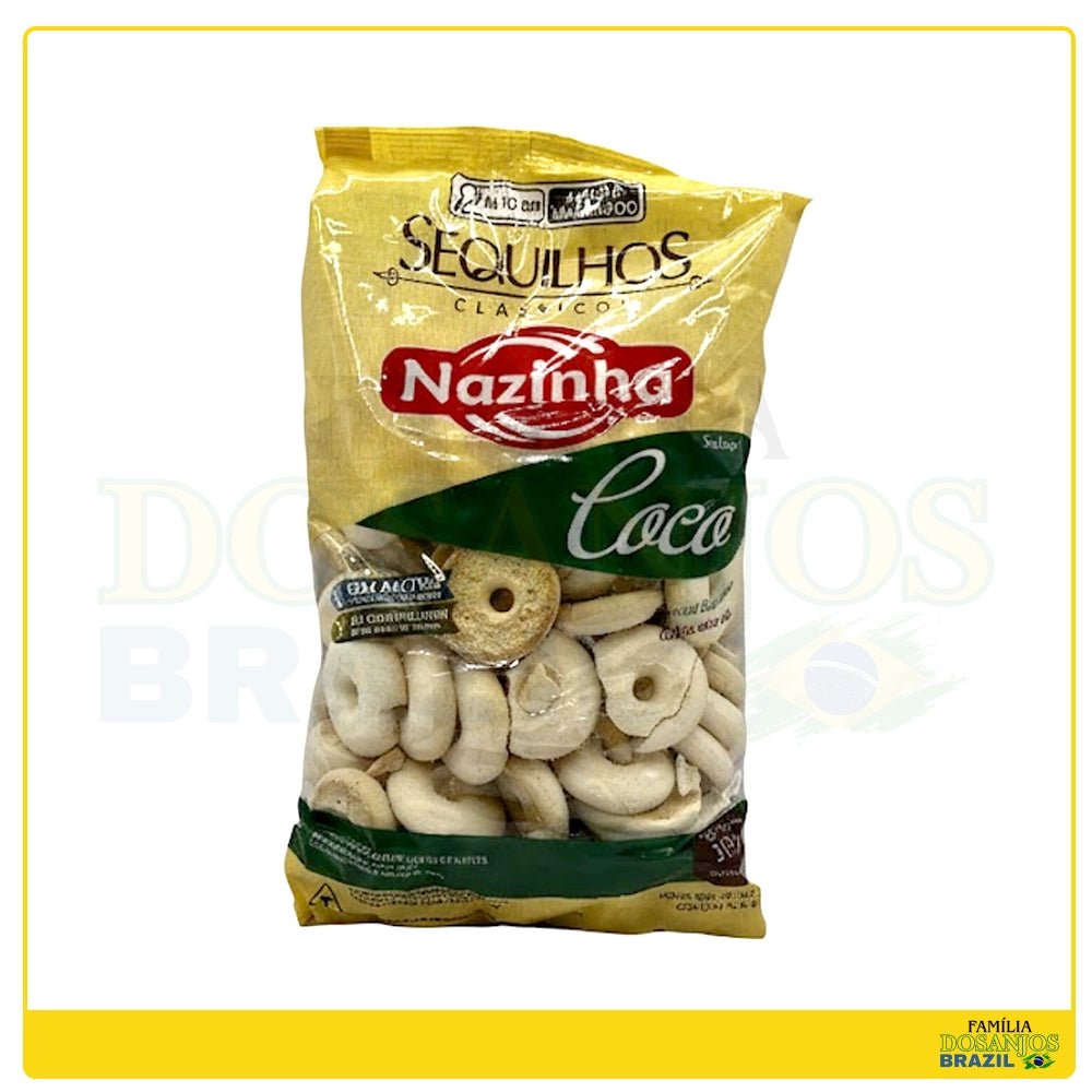 Sequilhos Nazinha Biscoito de Coco 300g - Dos Anjos UK