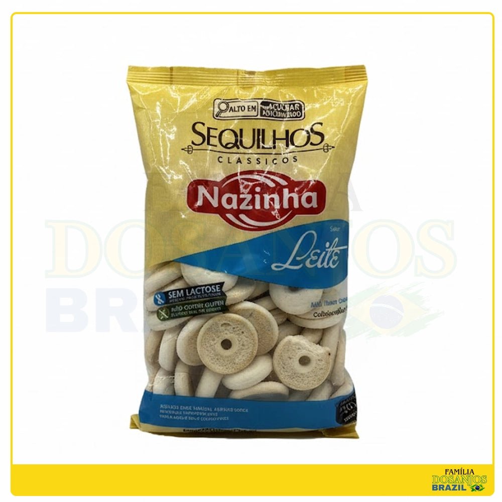 Sequilhos Nazinha Biscoito de Leite 300g - Dos Anjos UK