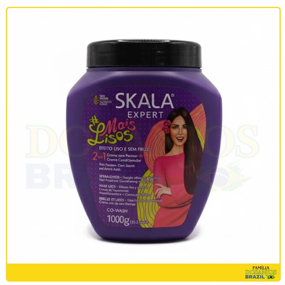 Skala Expert Mais Lisos Creme de Tratamento Capilar 2 em 1 1000g - Dos Anjos UK