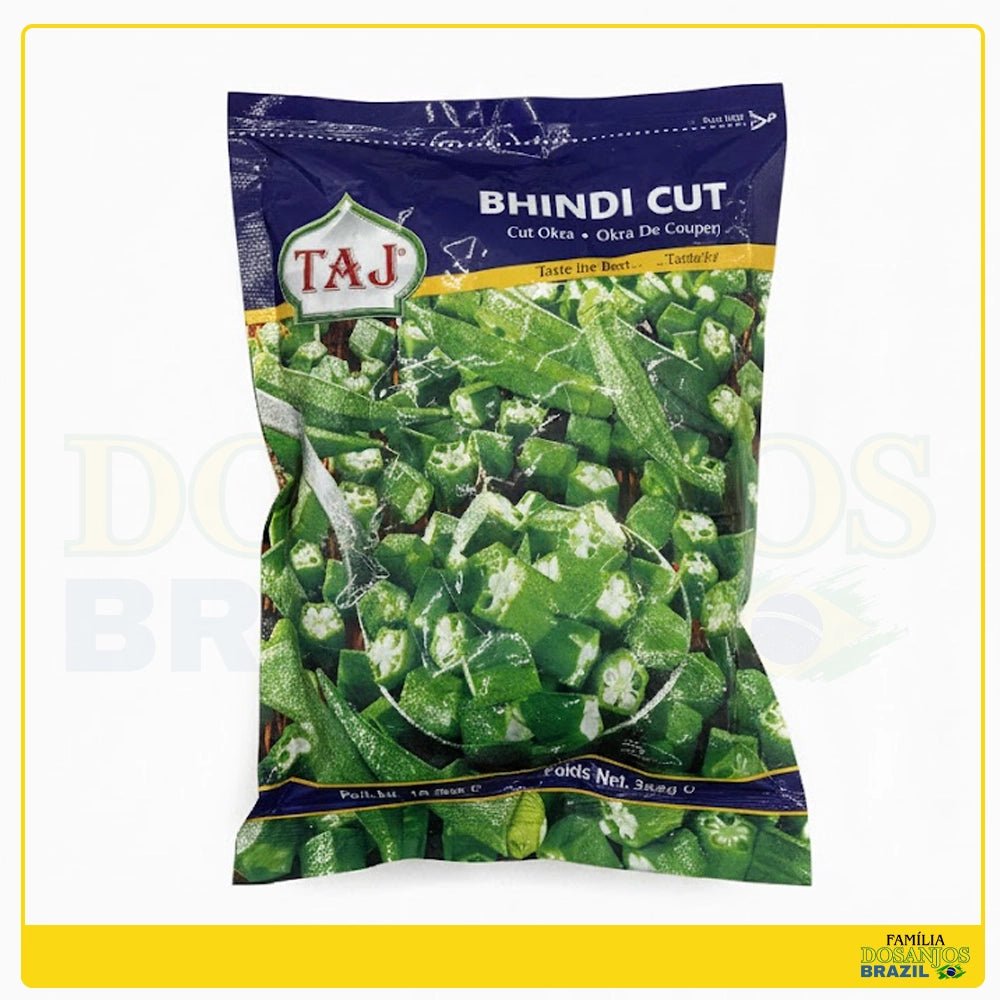 Taj Bhindi Cut Quiabo 300g - Dos Anjos UK