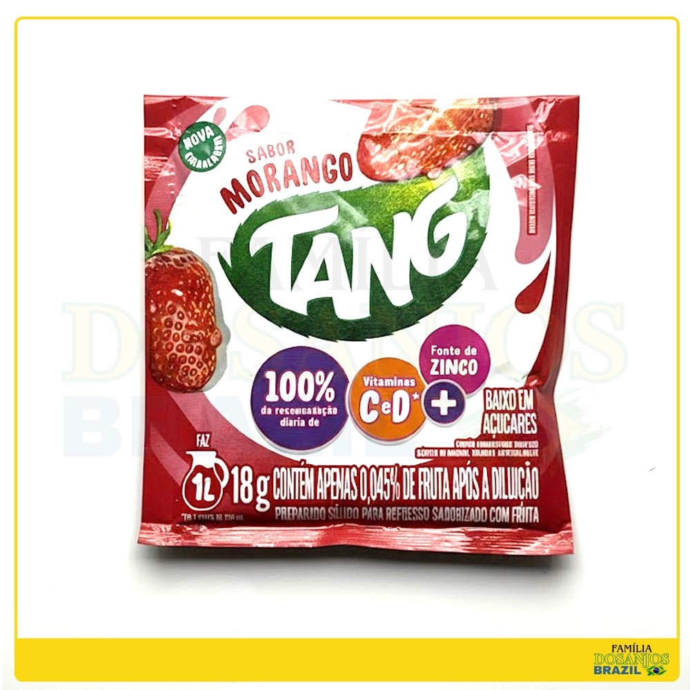 Tang Suco em Pó Sabor Morango Sache 18g - Dos Anjos UK