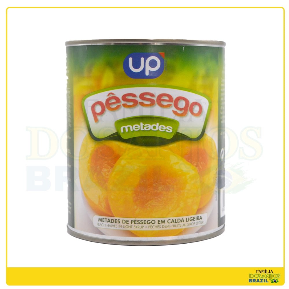 Up Pêssego Metades de Pêssego em Calda Ligeira 450g - Dos Anjos UK
