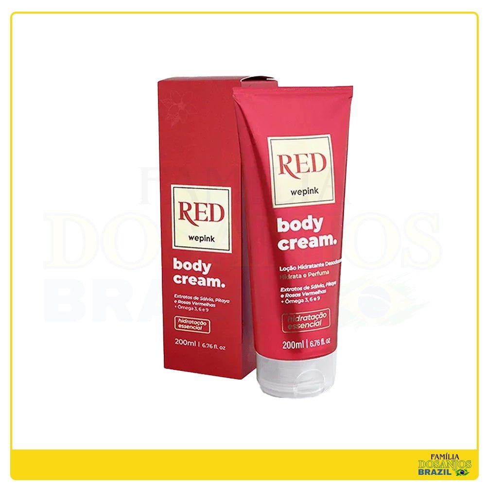 Wepink Body Cream Red Desodorante Hidratante 200ml - Dos Anjos UK