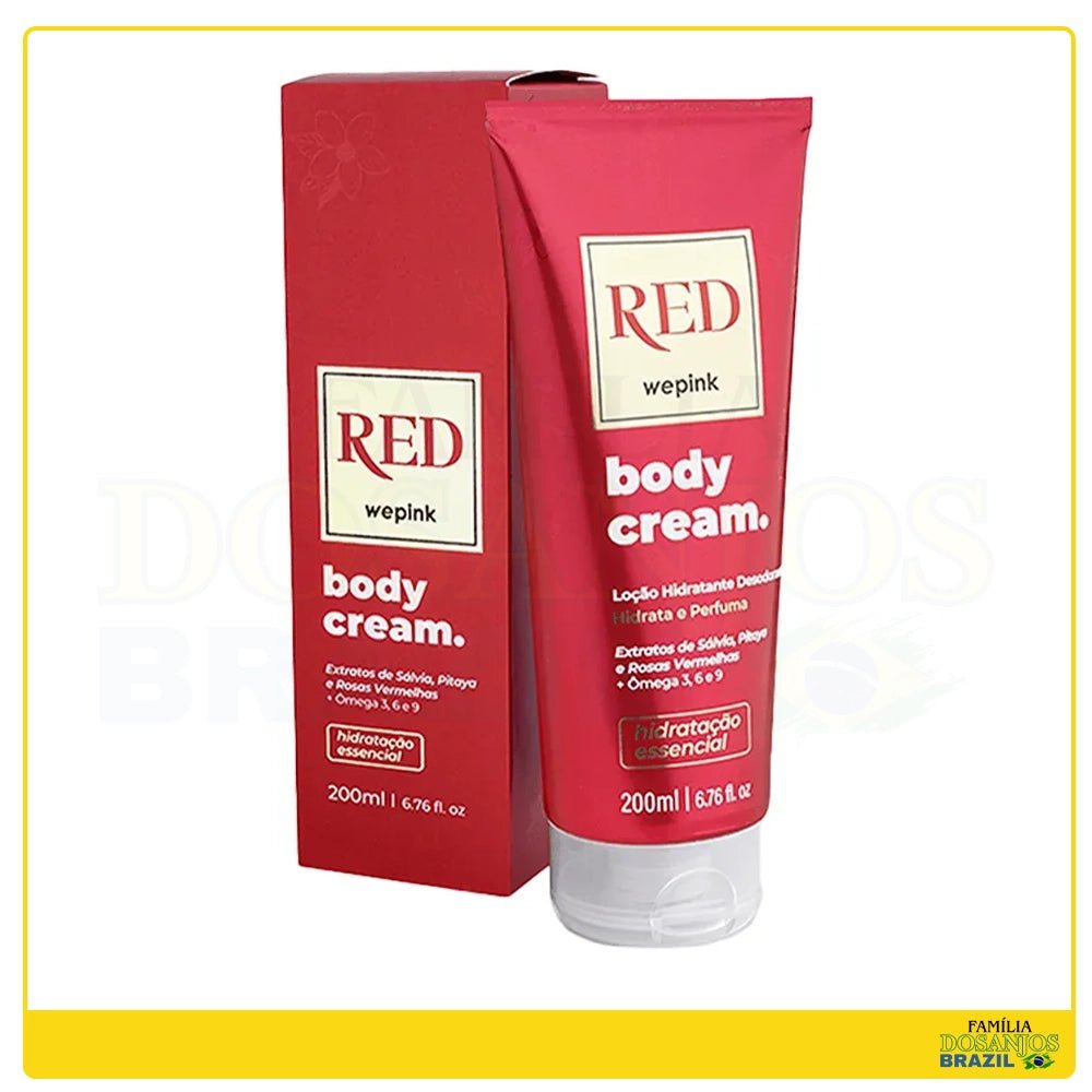 Wepink Body Cream Red Desodorante Hidratante 200ml - Dos Anjos UK