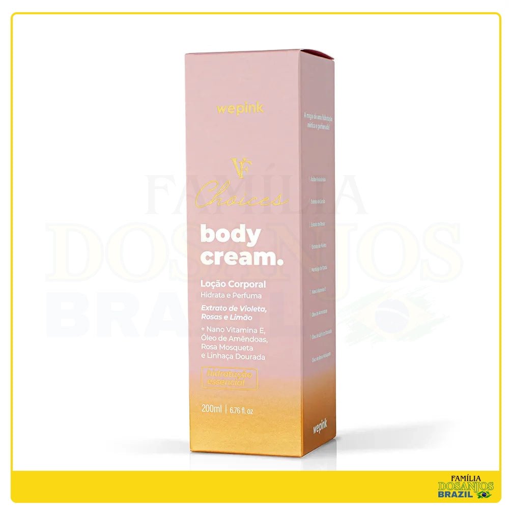 Wepink Body Cream VF Choices Desodorante Hidratante 200ml - Dos Anjos UK