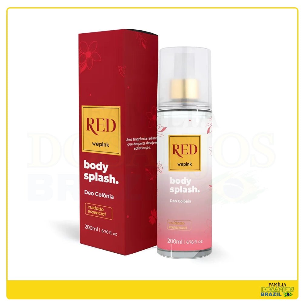 Wepink Body Splash Red Desodorante Colônia 200ml - Dos Anjos UK