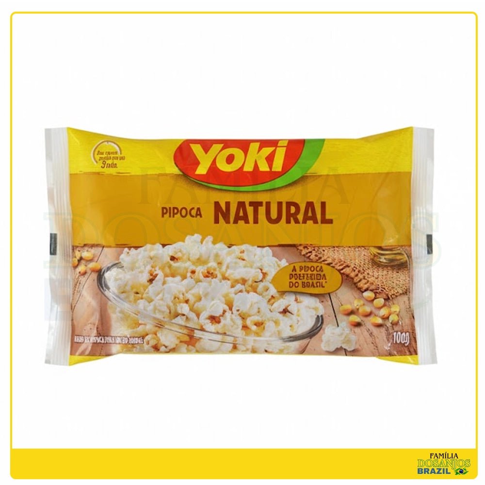 Yoki Pipoca Micro - ondas Sabor Natural 100g - Dos Anjos UK